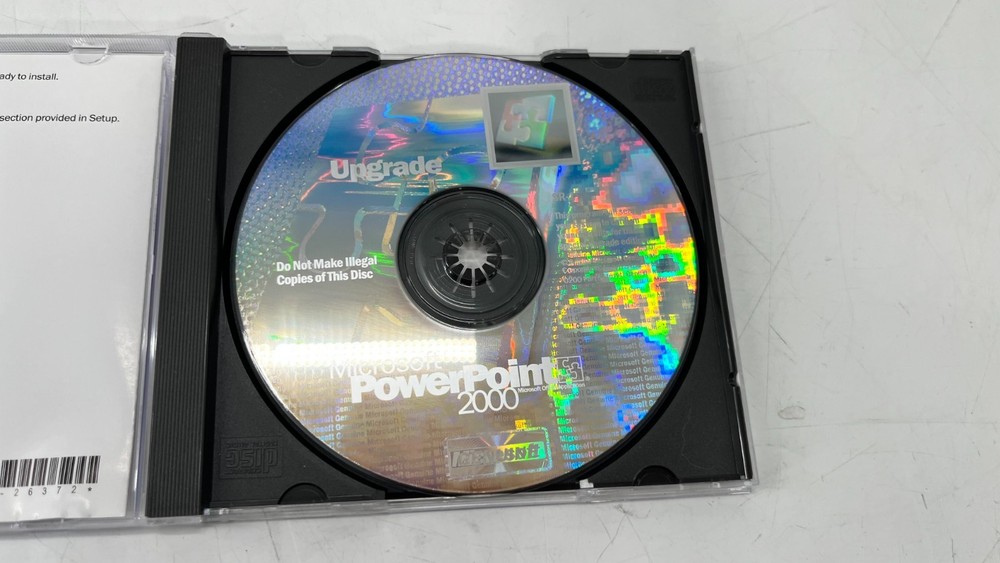 Microsoft POWERPOINT 2000 Upgrade Presentation Graphics Program Product Key Inc