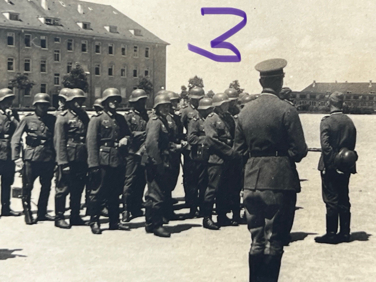 7X German ww2 Flak Kaserne Soldaten Luftwaffe Grab Poland Polen Photo album