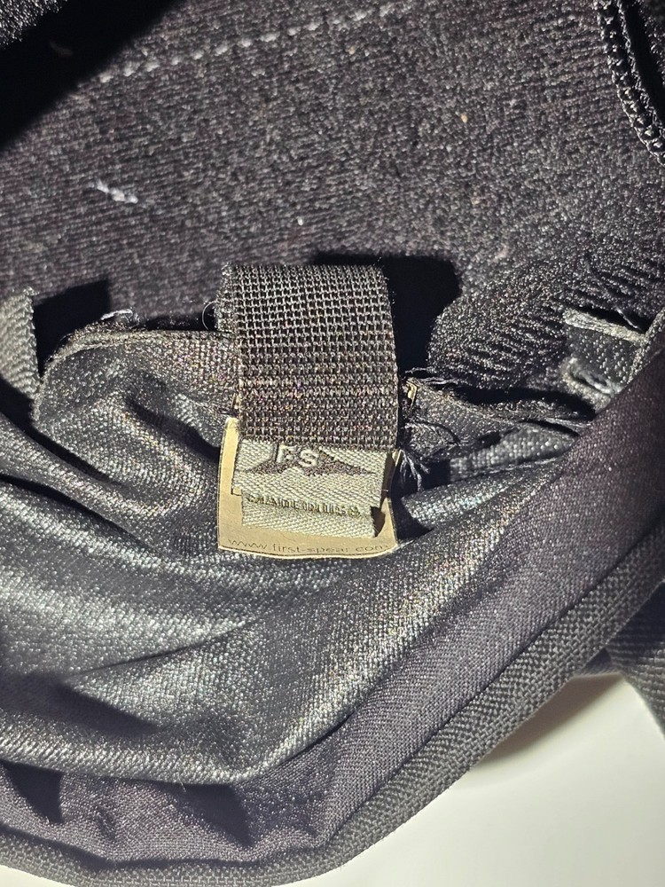 T&E FirstSpear Hydration Carrier Black 3L Source back pack 6/12 Webbing Straps A