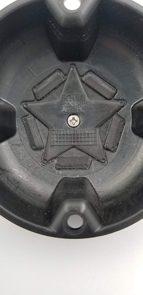 MSA Black Wheel Cap (Fits All MSA Wheels Except )