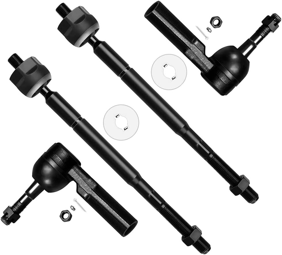 2005-2015 Tacoma Front Suspension Kit Inner Outer Tie Rod Ends–Compatible Replac