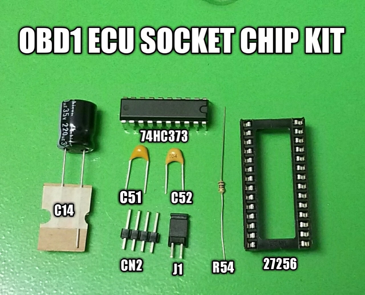 Honda Acura US OBD1 ECU Socket Install Kit  -  P05 P06 P28 P30 P61 P72 P75 PR4