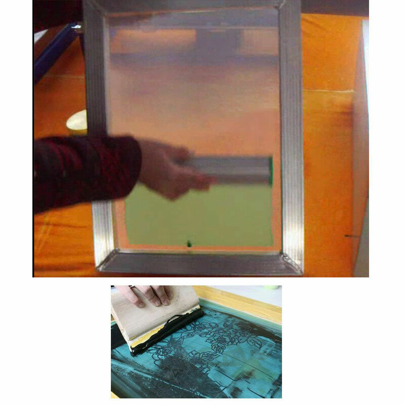 Screen Printing Materials Package Press Squeegee & Colorful Ink Kit