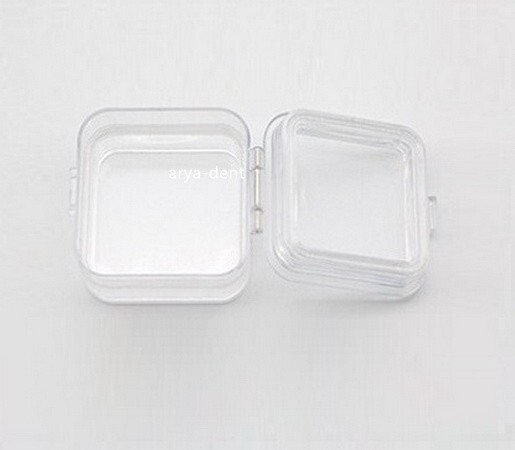 Denture Tooth Hinged Display Box Dental Storage Boxes Membrane Veneer Crown Case