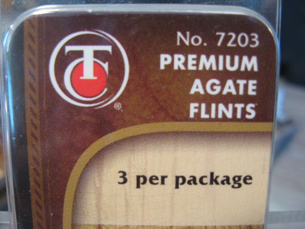 Thompson Center Muzzleloader 3 Premium Agate Flints For T/C Flint Locks 7203