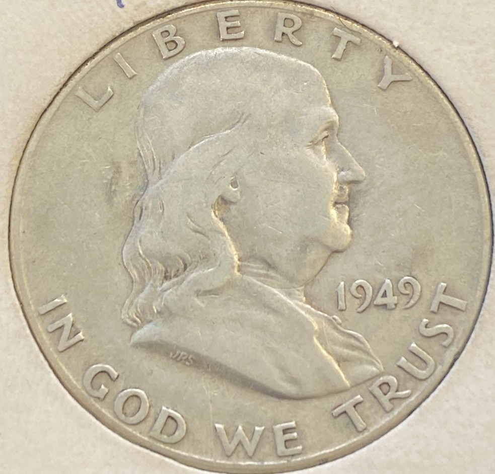 1949 50C Franklin Half Dollar
