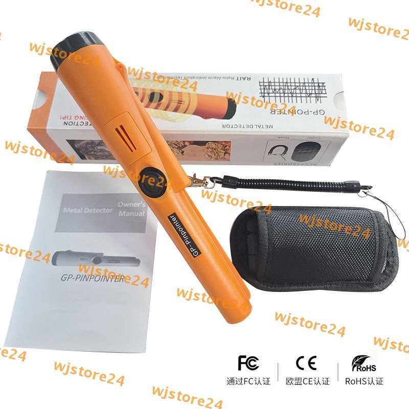Metal Detector HandHeld Pro Pinpointer Pointer Probe Sensitive Tester Waterproof