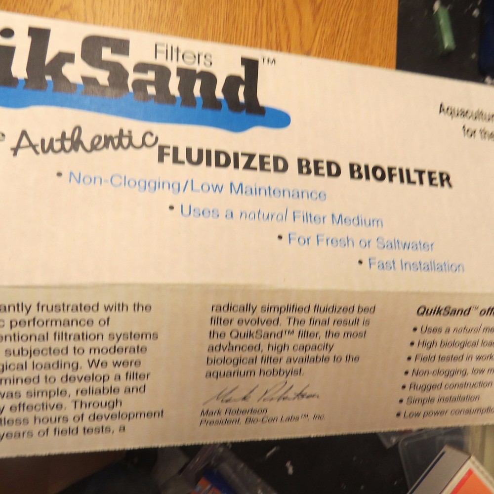 Quiksand quicksand Fluidized Bed Filter 18" QSA-1