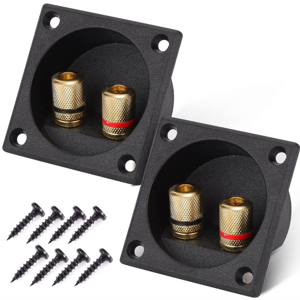 Facmogu 2PCS 2.2 Inch Square 2-Way Speaker Box 2-way Square,