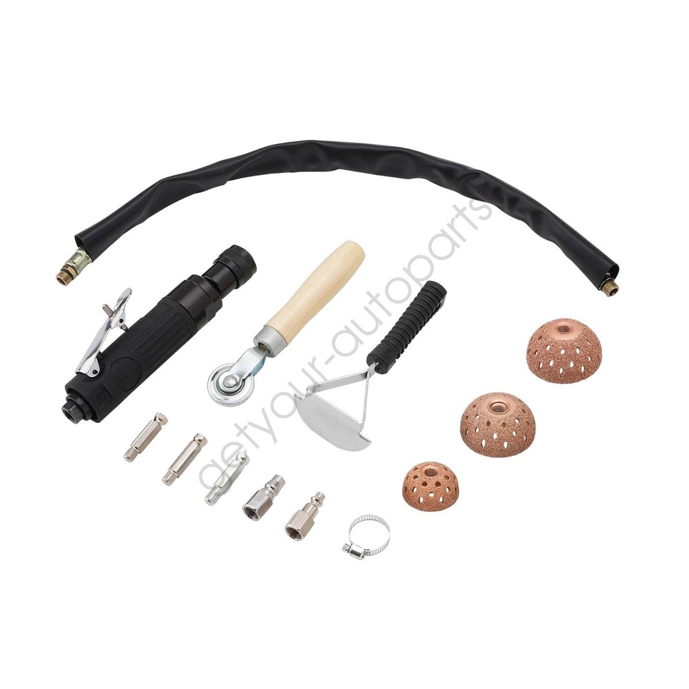 2500 RPM Tire Buffer & Repair Kit: Includes Scraper, Roller, Buffing Wheel