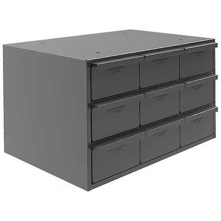 Durham Mfg 004-95 Prime Cold Rolled Steel, Drawer Bin Cabinet, 12 1/4 In D X 11