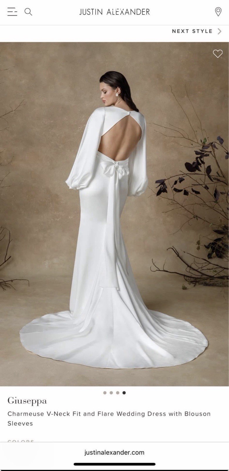 Justin Alexander Wedding dress