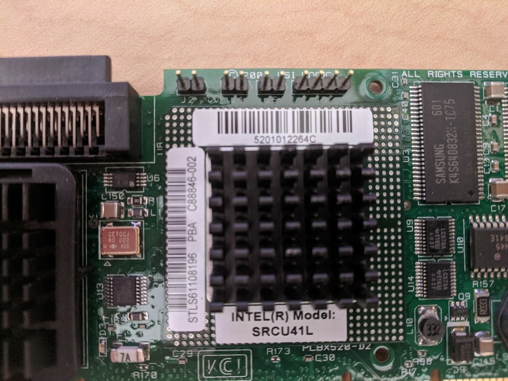LSI Logic PCBX520-D2 PCI-X SCSI Raid Controller