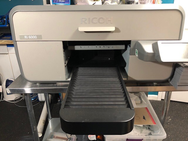 RICOH Ri6000 DIRECT TO GARMENT PRINTER BUNDLE