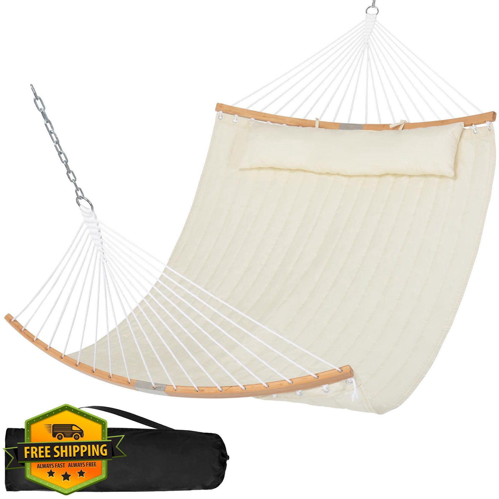 SUNCREAT Hammock Beige Large Replacement Hanging for Stand