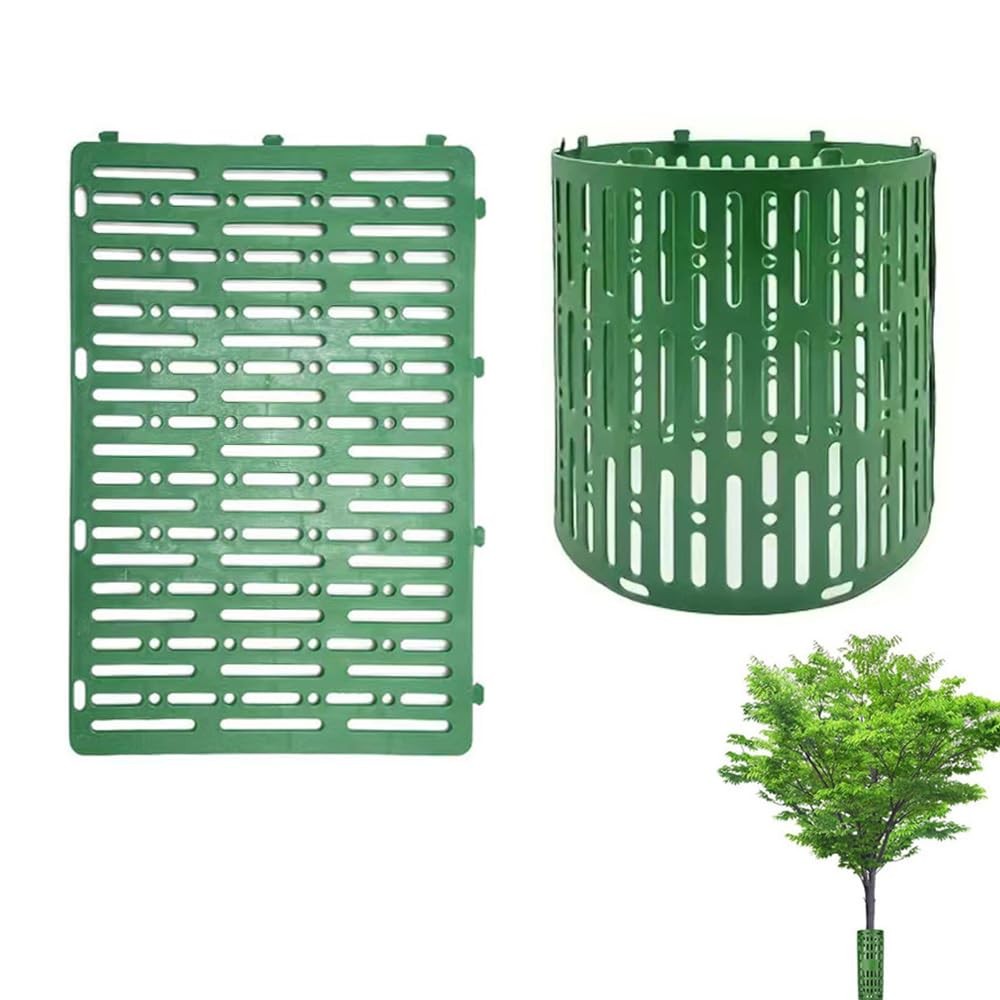 2 Pack Plastic Tree Trunk Protectors Wrap New Tree Protector Guards Barrier