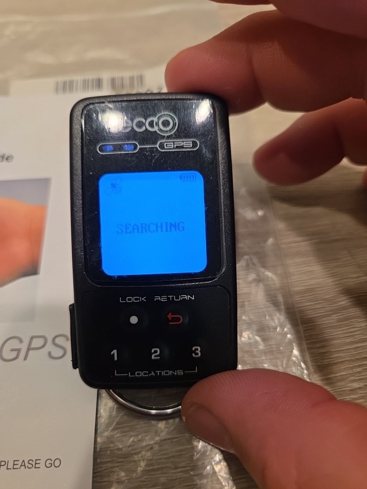 Audiovox Ecco Handheld Keychain GPS Rechargeable - Sealed - Digital Compass