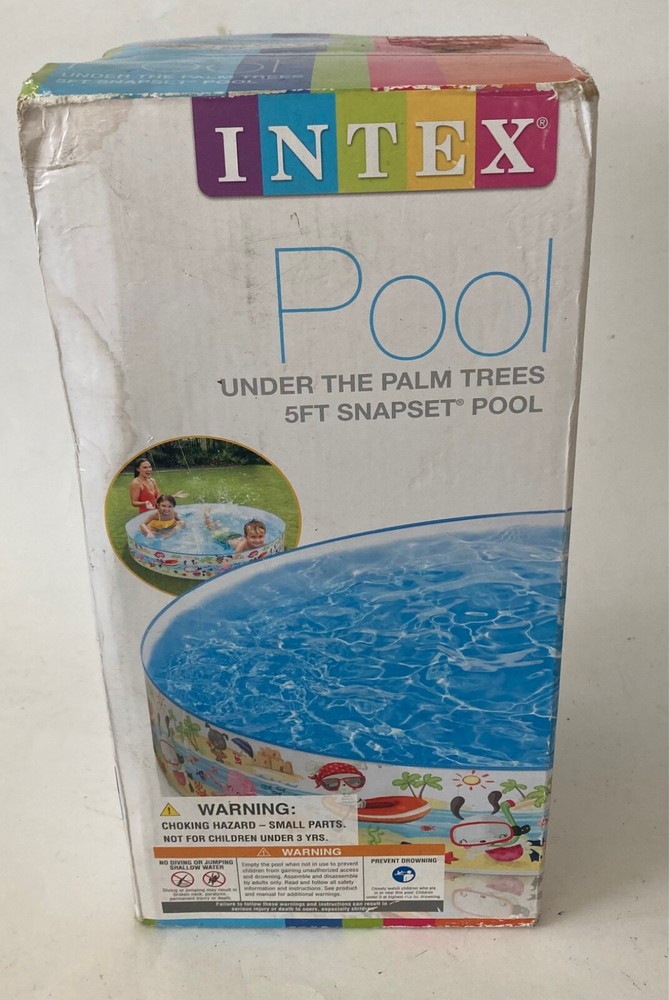 INTEX Under The Palm Trees 5 Ft Snapset Pool