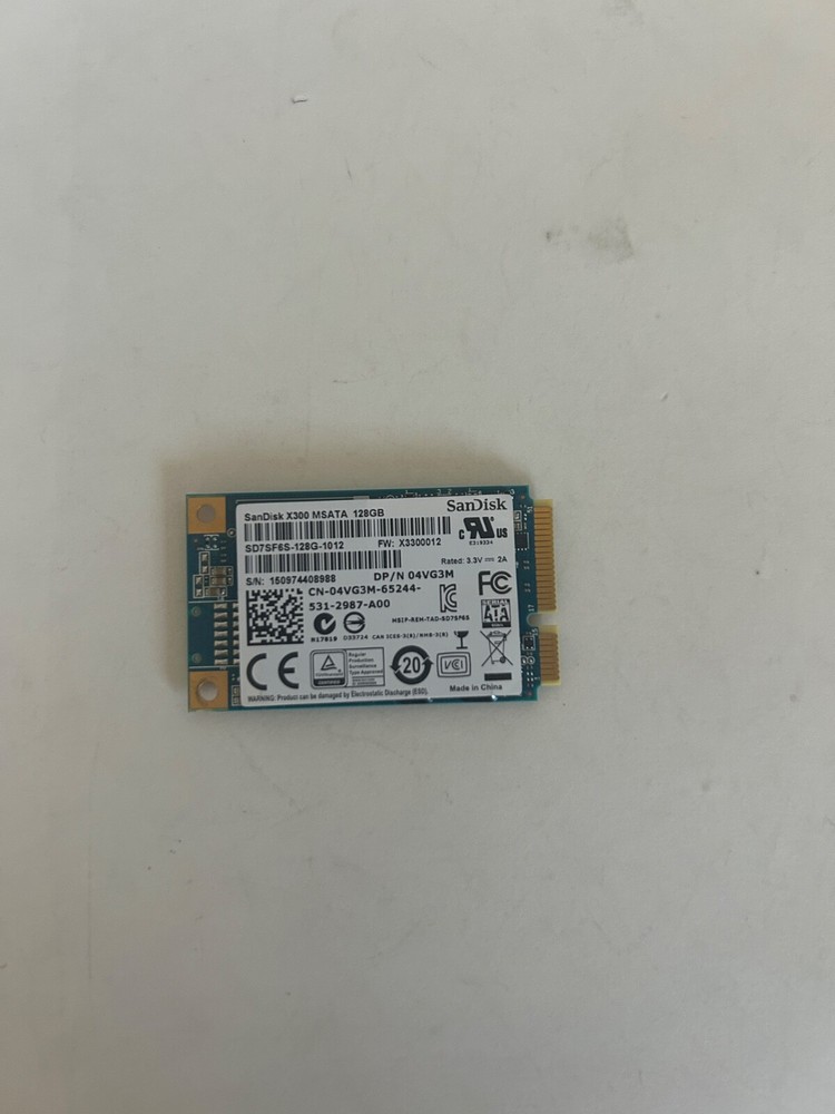 Sandisk 128GB mSATA SSD mixed models