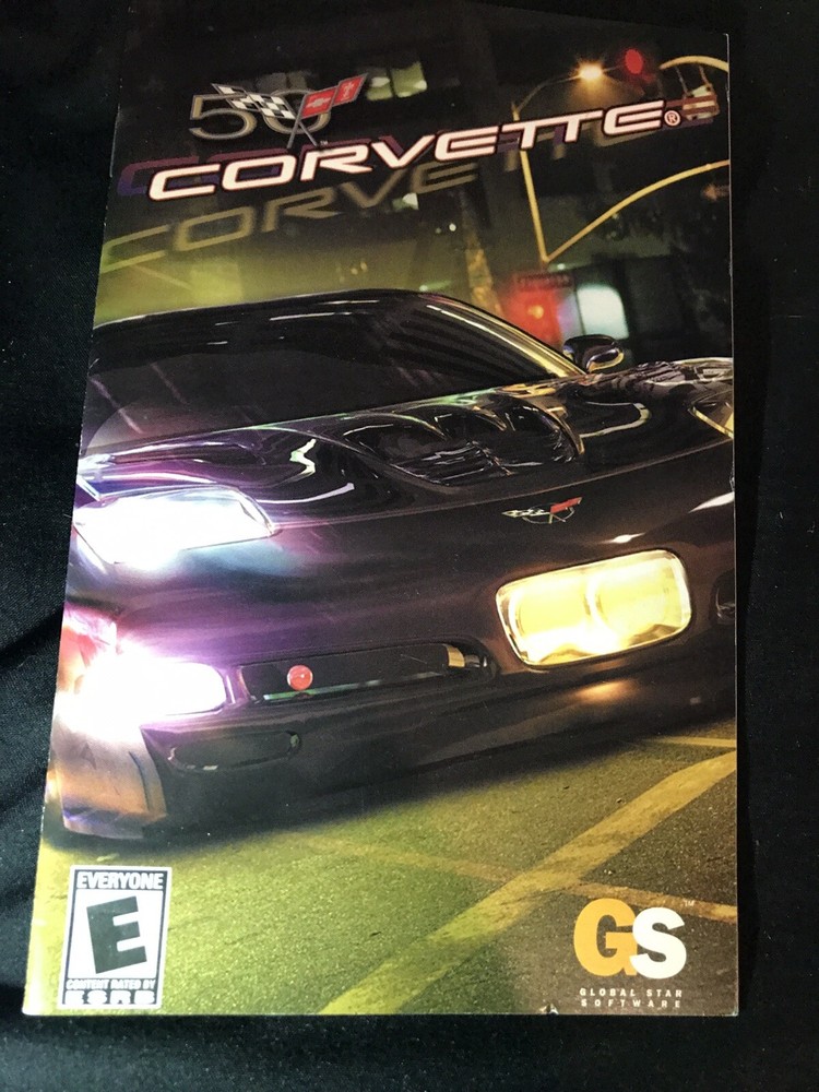 Corvette (Sony PlayStation 2, 2004) Authentic Original MANUAL ONLY
