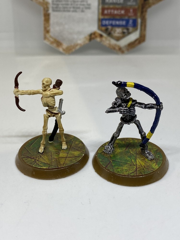 Heroscape Tomb Skeleton Archer C3V Custom Customs Squad Valkrill