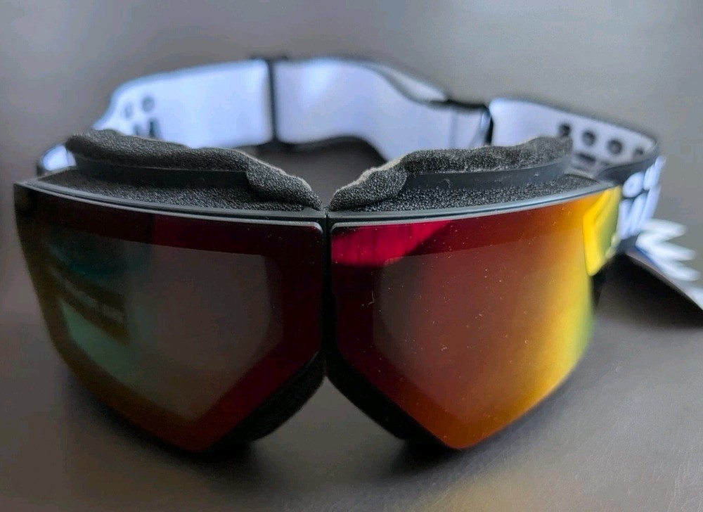 NWT OutdoorMaster Ski Snowboard Folding Goggles Black Frame Adjustable Strap