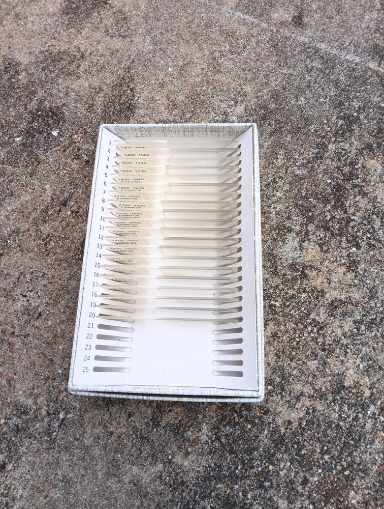 20 Forest Oil Spl. Microscope Slides