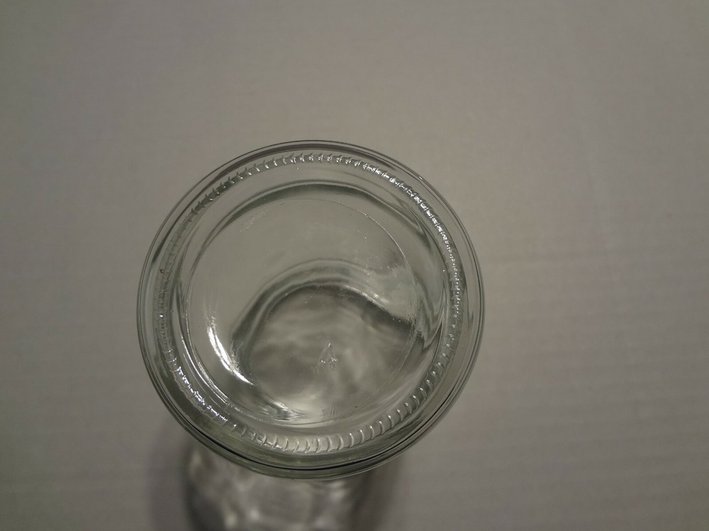 Empty Glass Candle Jar with No Lid