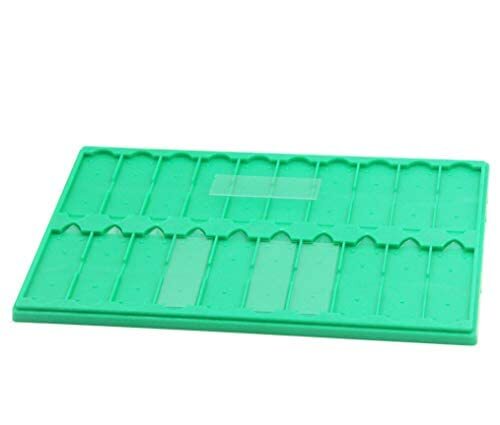Plastic Microscope Slide Tray 20 Capacity Pack of 4