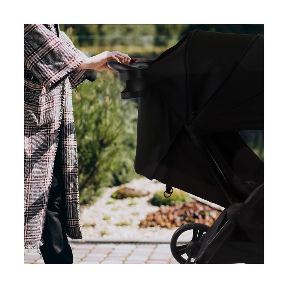 Double Stroller with Adjustable Large Canopies, Double Seats Lightweight Stro...