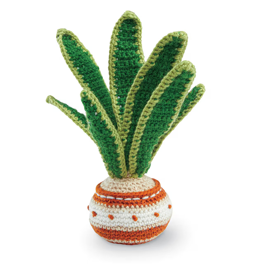 Loops & Threads Crochet Kit "Snake Plant"
