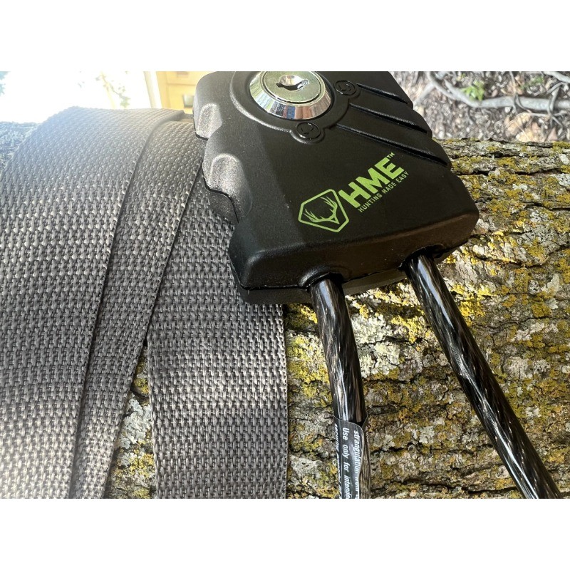 HME Trail Camera 5/16" Cable Lock, 7FT Long