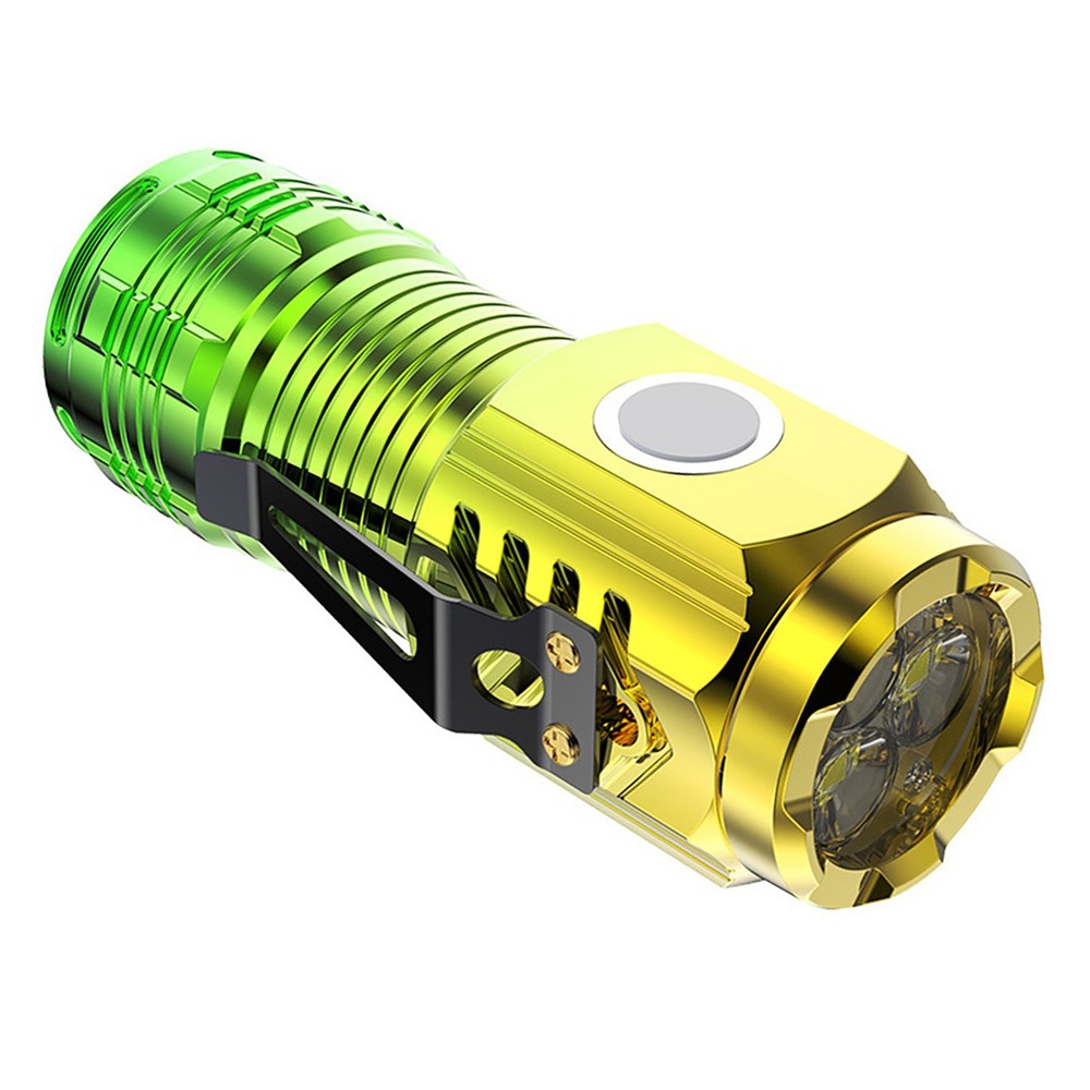Portable Bright Flashlight 3* 3030LED Lamp Beads Super Bright Flashlight aa
