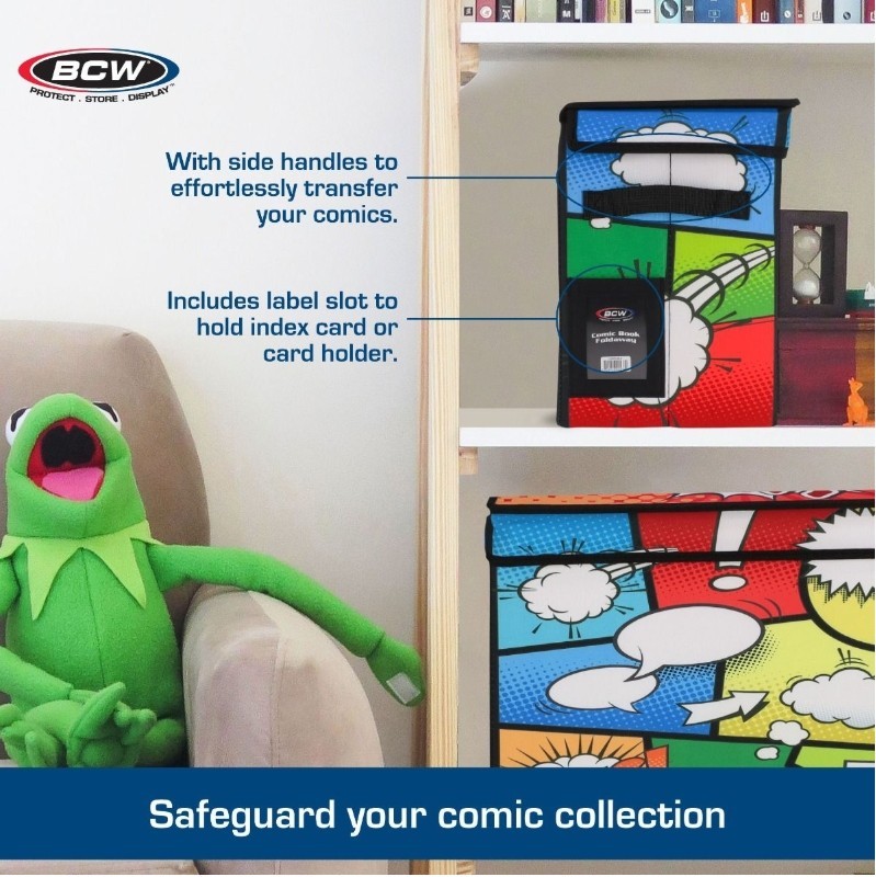 BCW Stackable/ Collapsible Comic Book Foldaway for Silver and Modern Age - Pow