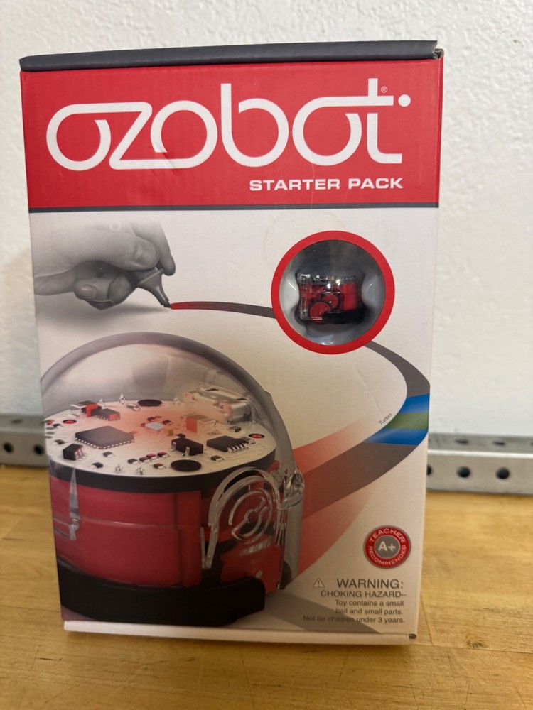 NEW Red Ozobot Starter Pack OZO-030301-04 Programmable Robot STEM