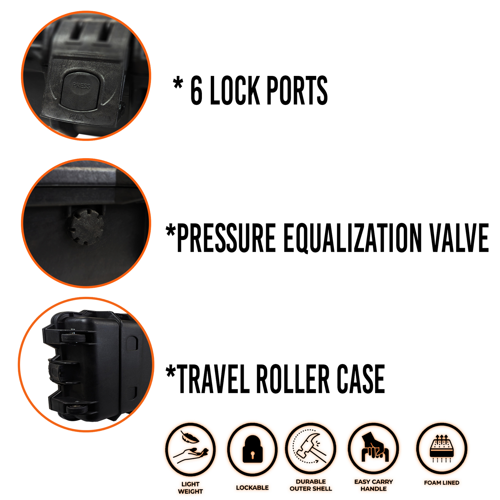 Emperor Rifle Shotgun Hard Gun Case Single Carry Storage Box