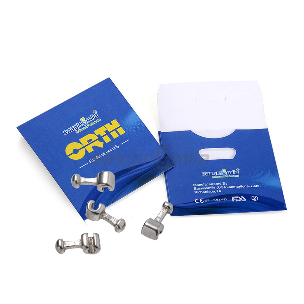 10X Dental Orthodontic Crimpable Hook sliding right/left/long/left for bracket