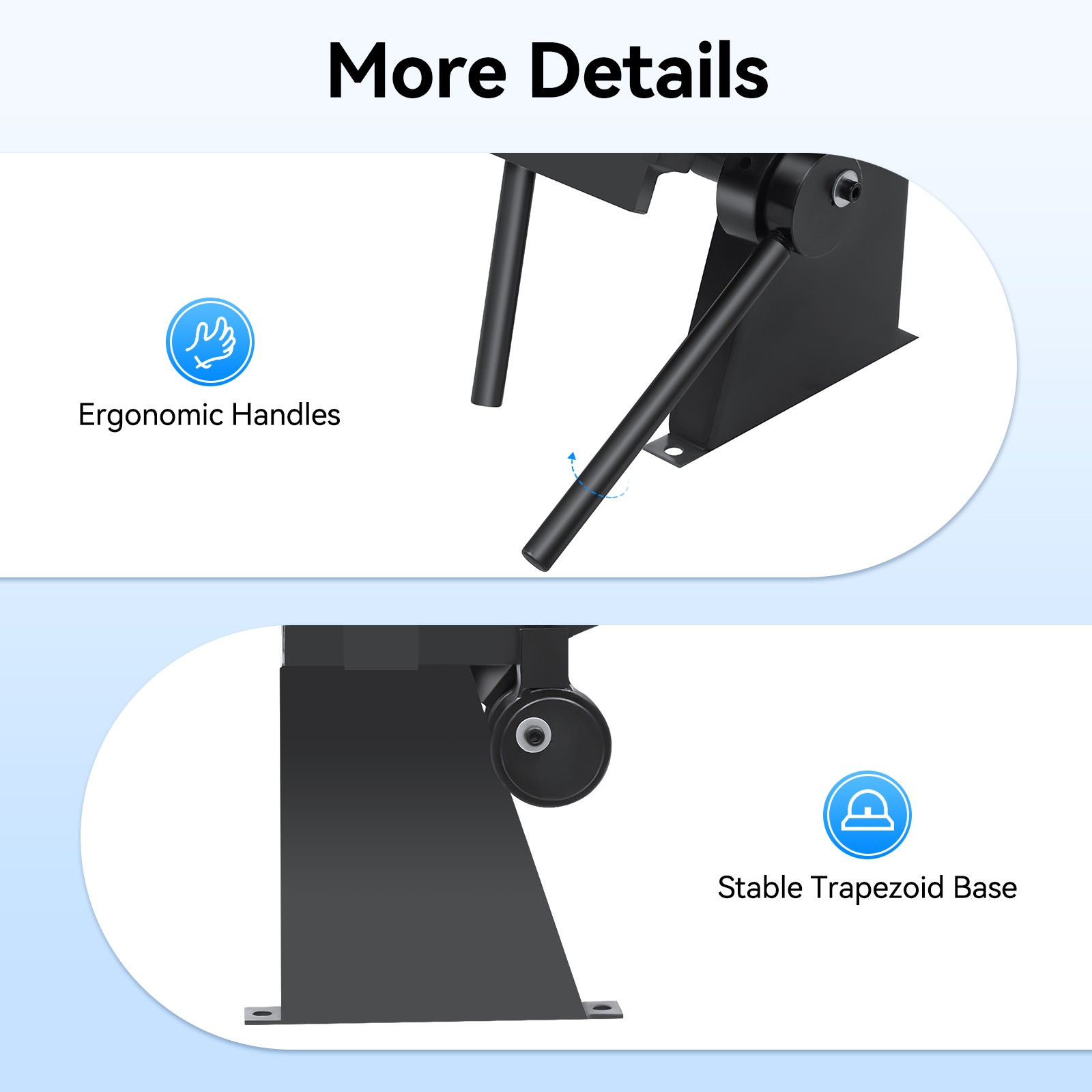 24" Pan and Box Brake Sheet Metal Pan and Box Metal Brake w Removable Fingers