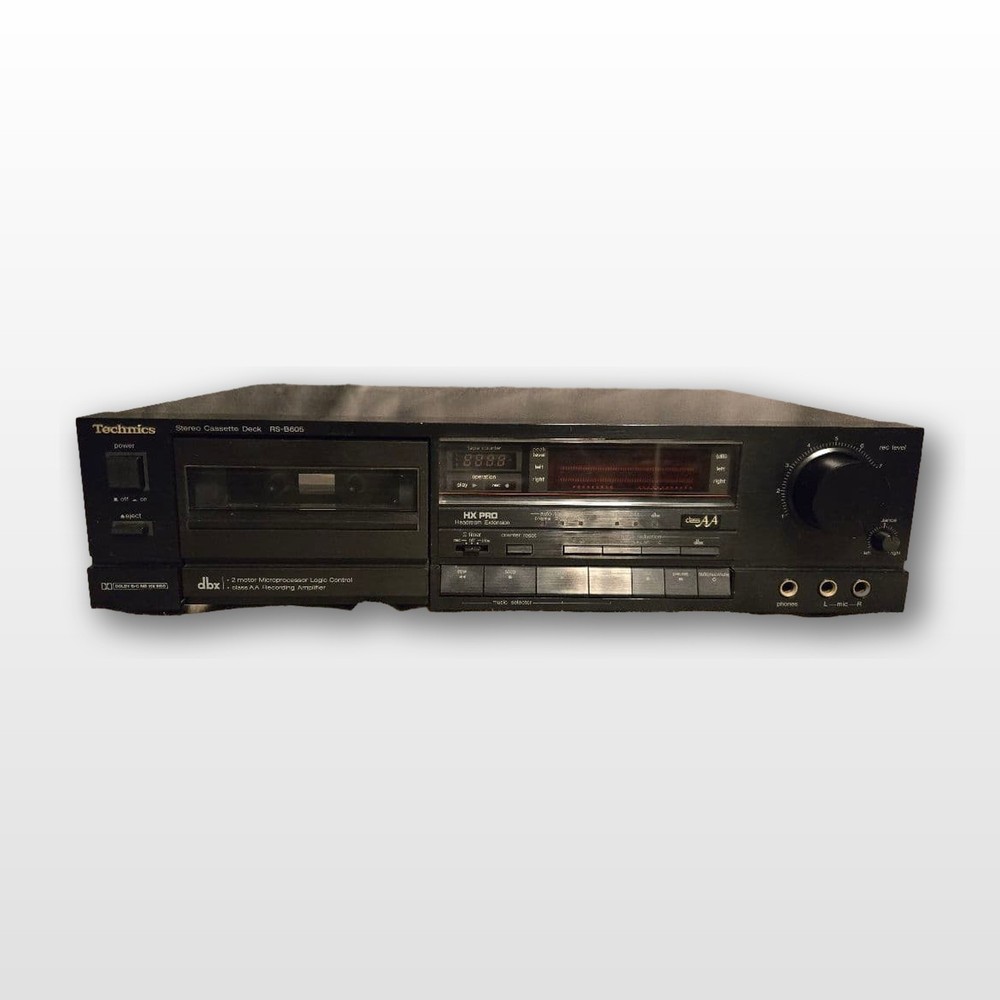 Technics RS-B605 Cassette Deck Class AA Recording Tested Japan