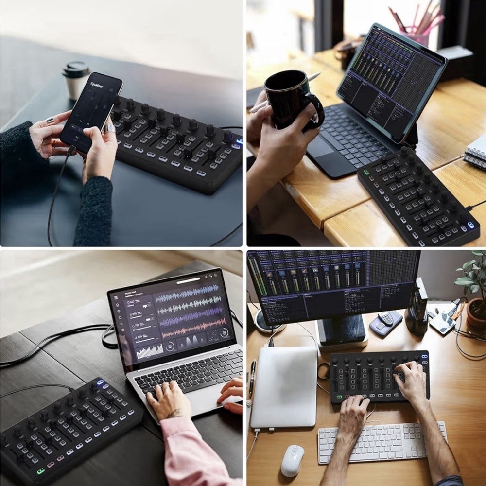 M-VAVE SMC-Mixer Wireless MIDI Controller Bluetooth DAW USB Rechargeable
