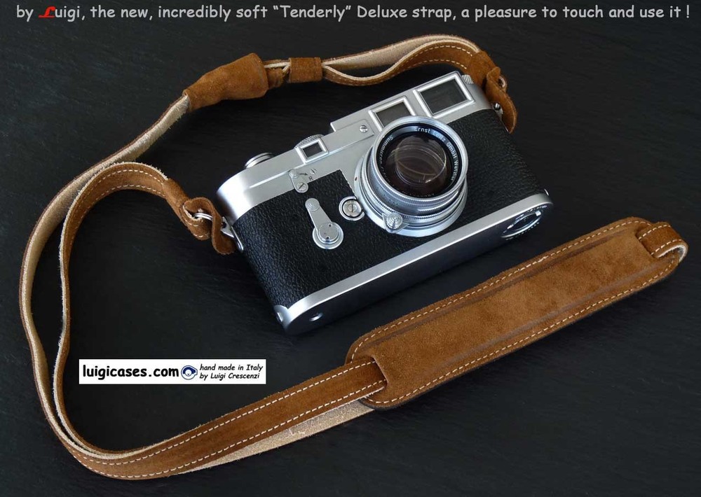 LUIGI TENDERLY DELUXE STRAP,INCREDIBLY SOFT,PADDED,FULLY LINED,ADJUSTABLE LENGTH