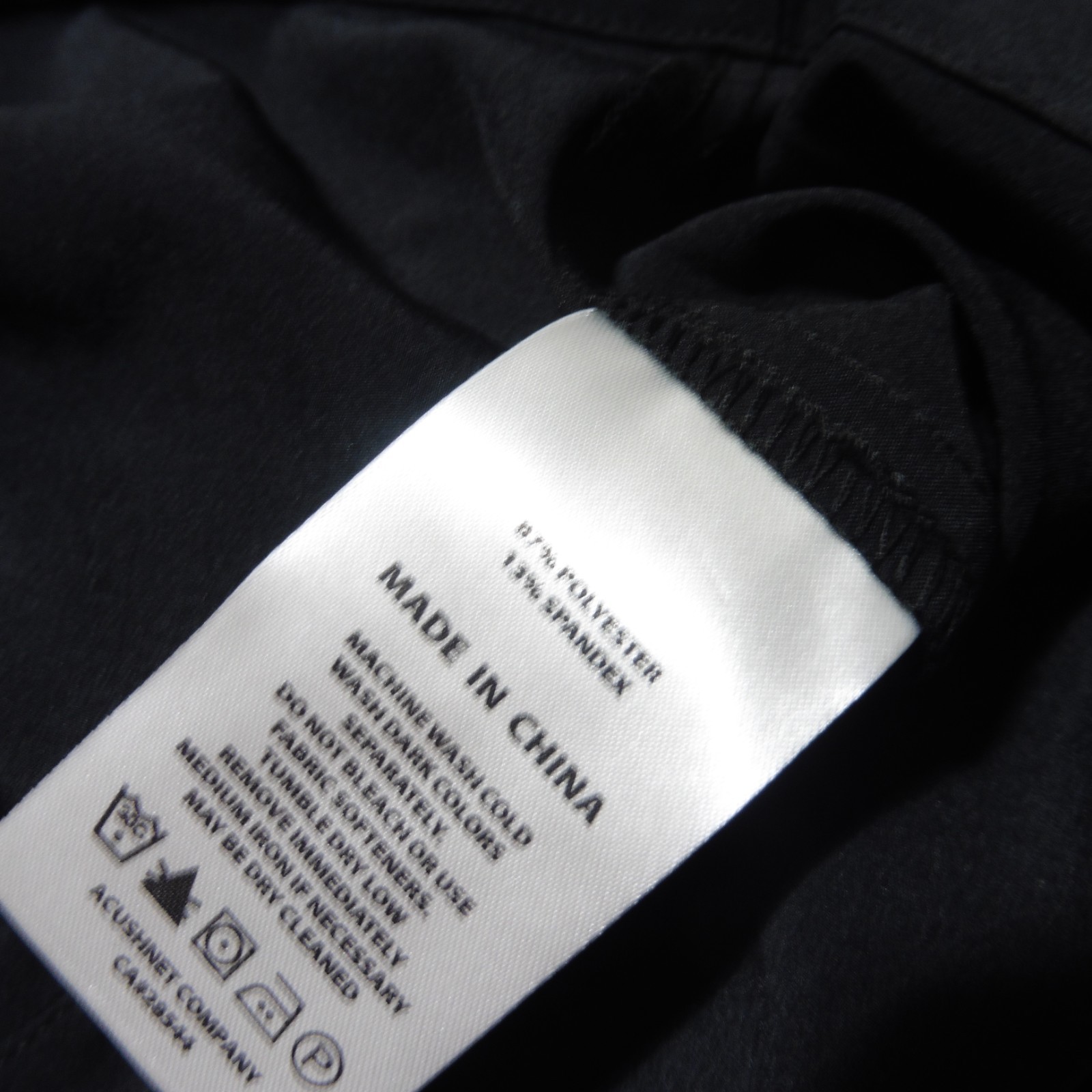 FOOTJOY Mens M L XL 2XL SHORTS BLACK GOLF WORKOUT TRAINING 8" POLYESTER SPANDEX