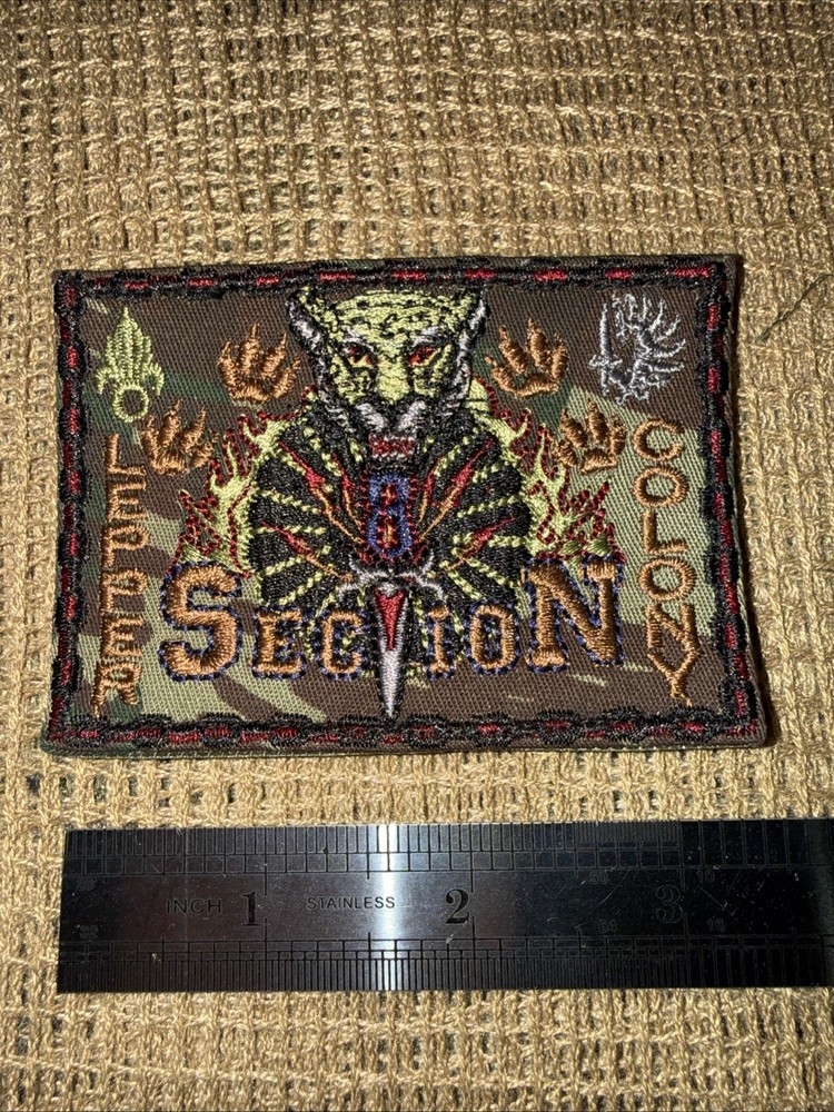 French Foreign Legion LEPPER COLONY 8 Section Commando Camo Afgan War Patch