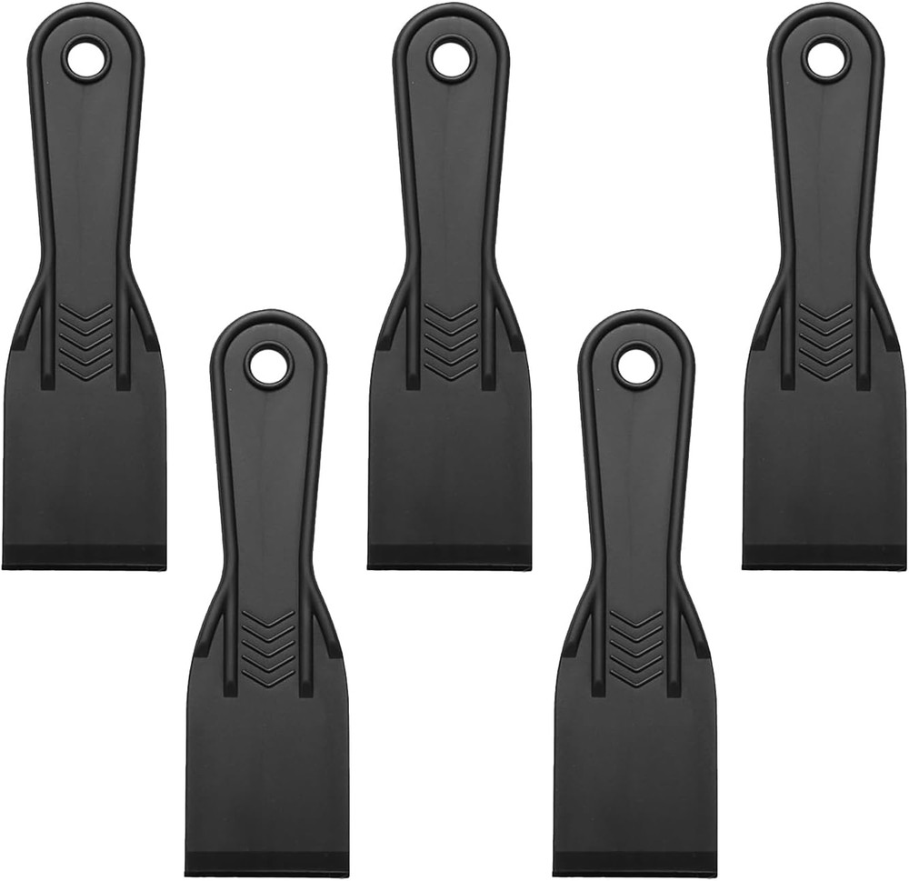 5 Pcs Plastic Putty Knife,2Inch Flexible Paint Scraper Tool for Spackling,Rep...
