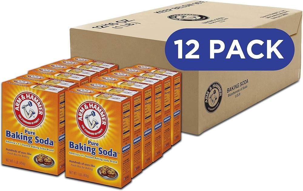 Baking Soda, 1 Pound Pack of 12