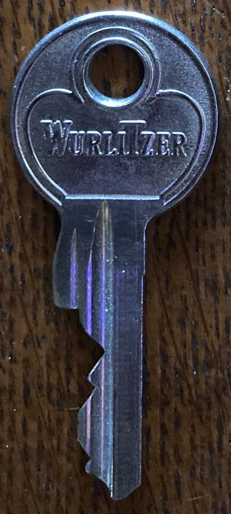 Wurlitzer Jukebox Key WUZ 62158