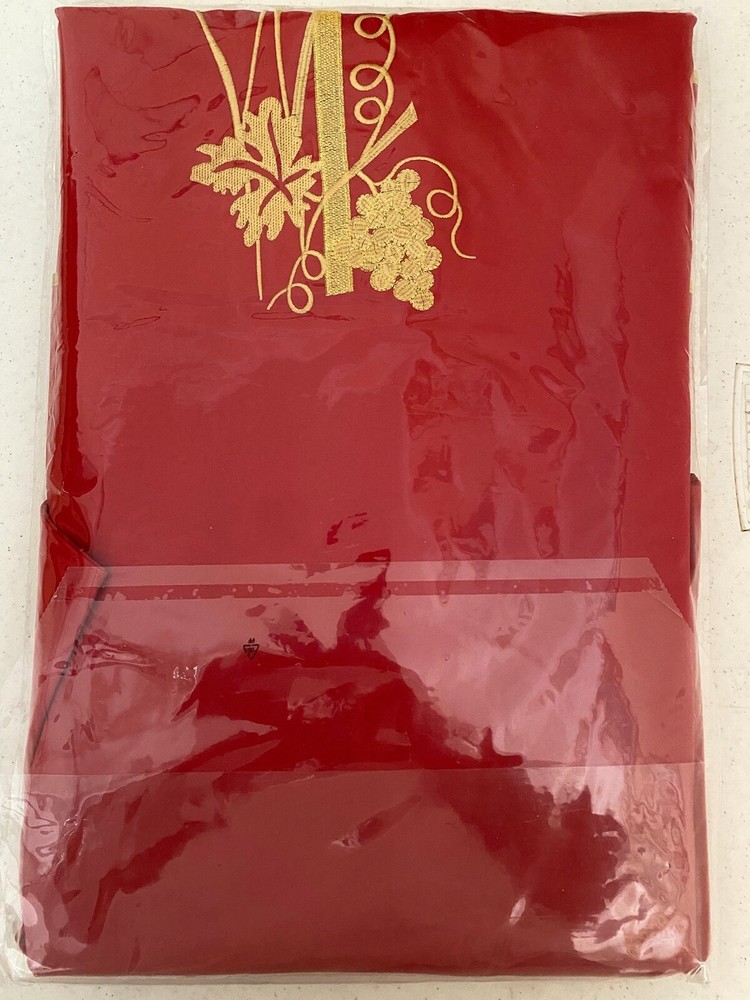 Priest Chasuble, Red Polyester