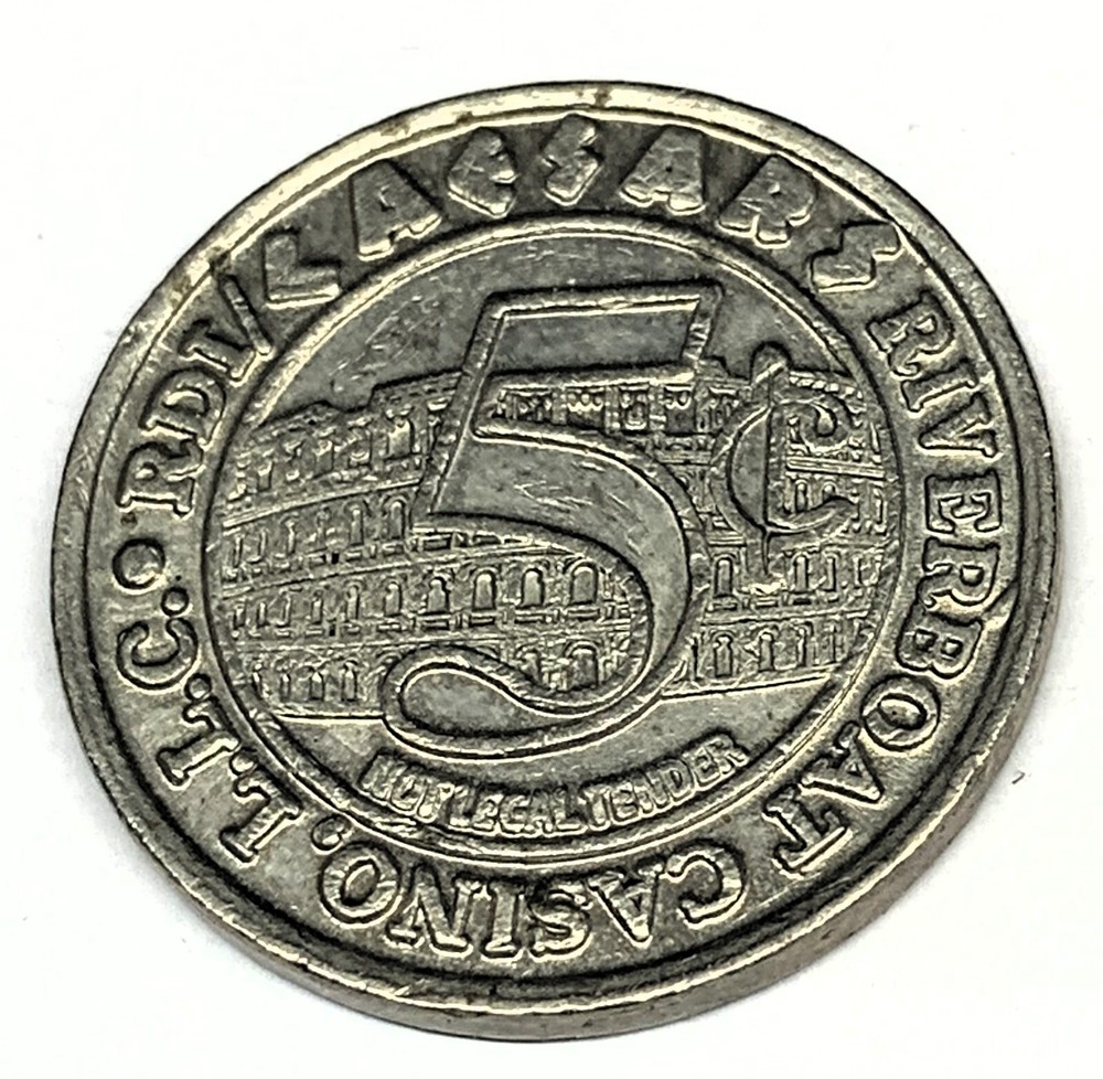 # C6225 CAESARS RIVERBOAT FIVE CENT TOKEN