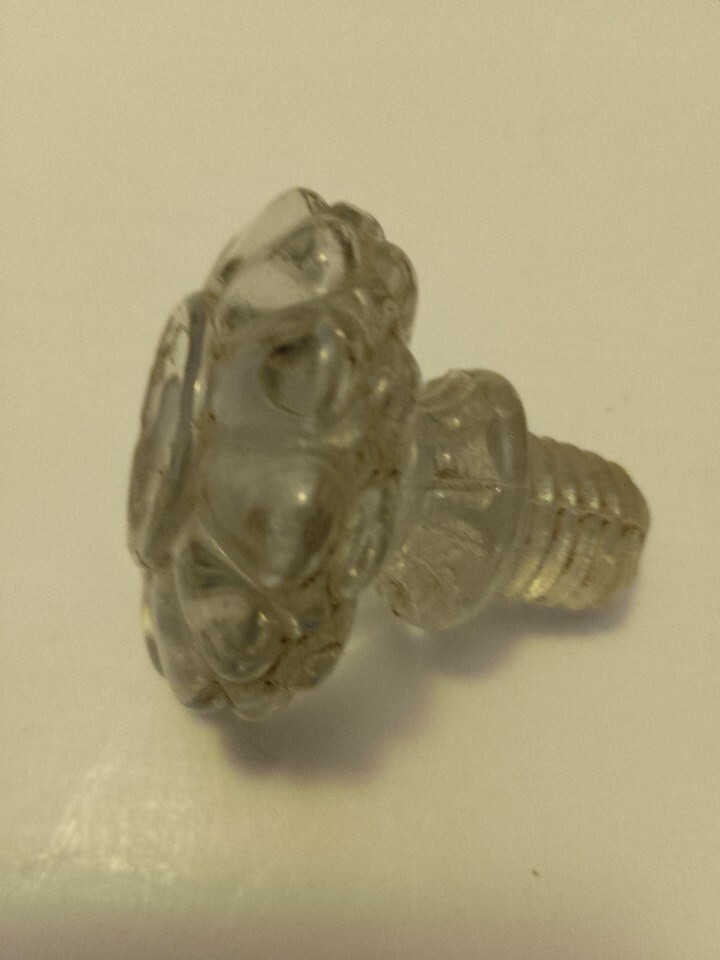 Antique Glass Draw Handle Good Condition