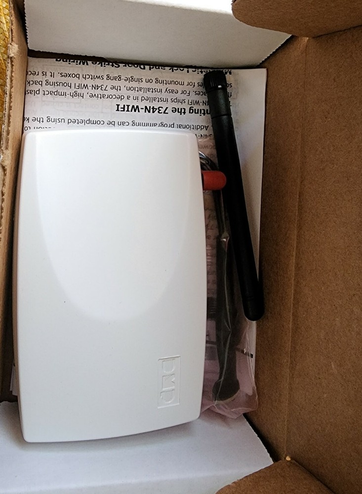 DMP 734N - WIFI Wiegand Interface MOD. With Installation And Programming Guide